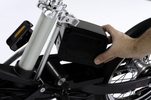 Vélo pliant électrique, focus batterie électrique légère