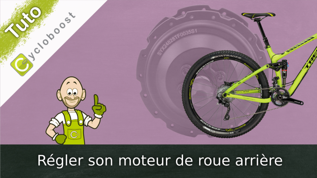 Régler moteur vélo électrique roue arrière