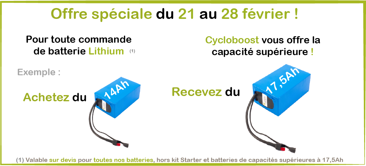 Cycloboost batterie discount