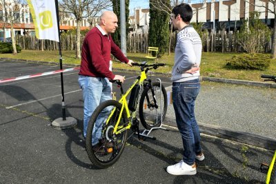 démo vélo électrique en entreprise